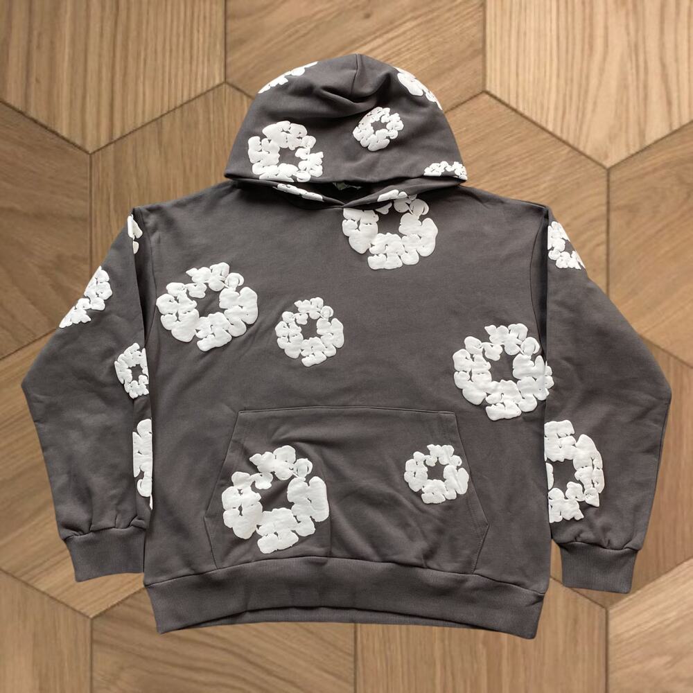 DENIM TEARS Hoodie Gray